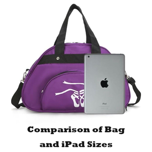 Ballet Dance Duffle Bag for Girls Gymnastics Bag Overnight Weekender Bag New - Picture 2 of 8